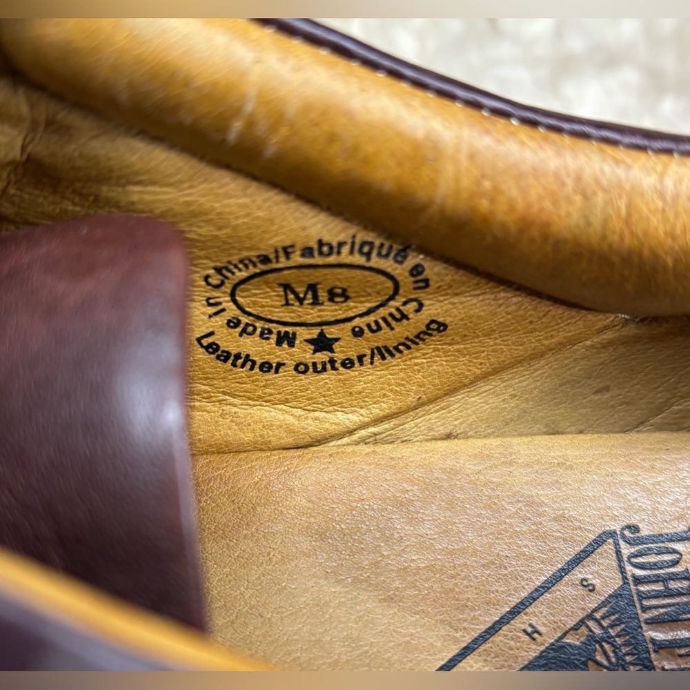 John Fluevog M8/W10 Future Angels Will Brown Leather LaceUp Oxford DISCONTINUED - Picture 8 of 9